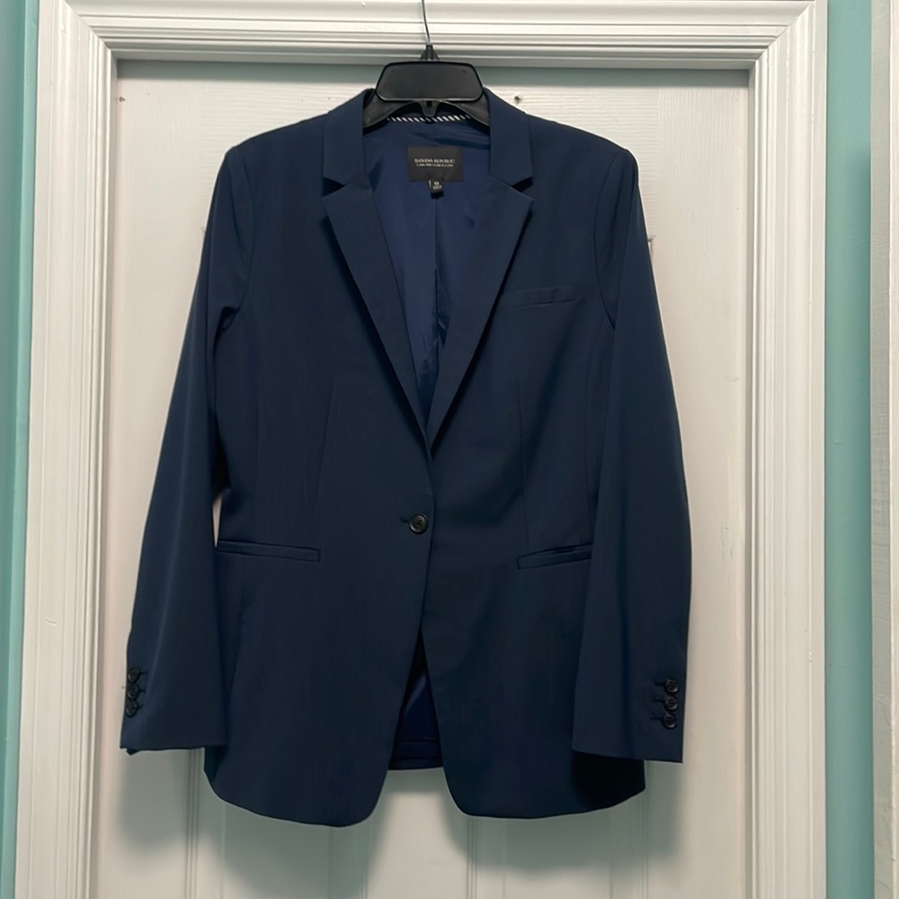 Banana Republic, size 12, Navy suit.